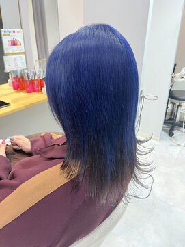 クレア 岡崎南店(CREA) 2トーン♪ロイヤルブルー×ナイトグレージュ