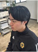 ツイストスパイラルパーマセンターパートカルマパーマフェード