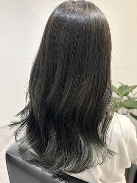 リアン 新城店(Rian) イメチェンシースルーバングオリーブベージュカラー