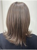 20代30代40代髪質改善カラーショコラアッシュ艶感ロブヘアー