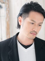 モッズヘア メン 上尾東口店(mod's hair men)&nbsp;サイドがポイント！ネイビーブラックフェードカットW上尾