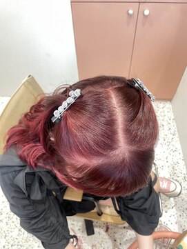 ミテ(mite) レッドカラー/チェリーレッド/ボルドーカラー/ブリーチカラー