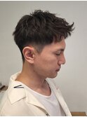 刈り上げショートアップバングツイストスパイラル