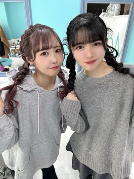 ドットハリス(.Hallis) アイドルヘア/前髪カット/ヘアメ /ヘアセット/ツインアレンジ