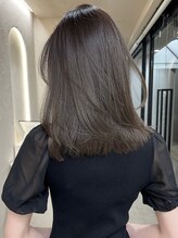 《*再現性の高いミディアムヘア*》毎朝のスタイリングや日々の髪のお手入れを楽に＊[郡山/顔周りレイヤー]