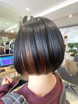 キャリ(CALI) インナーカラー×グラボブ≪CALI・田町・三田・美容室≫