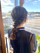 セラヴィ 編み下ろしヘア