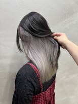 エッジ 下北沢(edge.)&nbsp;ホワイトグレージュのインナーカラー【下北沢】