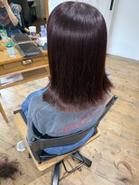 リポーゾ(Riposo.)&nbsp;切りっぱなしボブ/レッドバイオレット