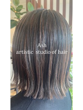 アッシュ アーティスティック スタジオ オブ ヘア(Ash artistic studio of hair) ブリーチなしハイライト
