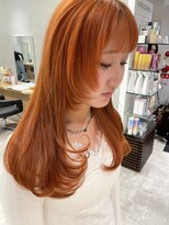 アヴァンス 京橋店(AVANCE)&nbsp;【2025年トレンド】オレンジカラー × レイヤーカット