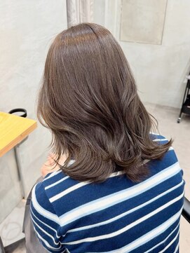 トゥイン 八王子(TWIN) 暗めカラーデザインカラー髪質改善レイヤーカット