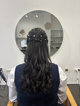 エメ 北千住店(Aimer) 盛りハーフアップ/ヘアセット【北千住】