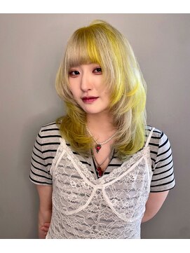 ハコ プラス(HACO+) 【Haco+】Shiho_メッシュカラー_レイヤーカット