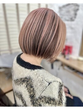 ラウラアンドロー(LAURA&RO) ダブルカラー/ケアブリーチ/インナーカラー/ベージュ【塚口】