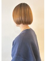 ボンド(hair salon bonD)&nbsp;ボブ×イエローゴールドハイライト