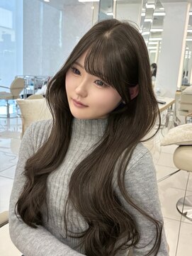 マウル 栄(MAEUL) ロングヘア×韓国顔まわり(似合わせ/大人ガーリー/レイヤー)