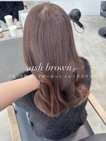 ブランコトレス 鏡島(BLANCO tres)&nbsp;レイヤーカット/ブラウンカラー/顔周り