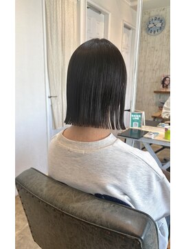 サボ 草薙店(SABO) ピンクベージュ/アンブレラカラー/クールショート/前髪/草薙