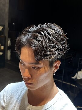 ハイプ 木更津(HYPE) ラルフカール刈り上げセンターパートニュアンスパーマ木更津