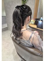 リップル(Ripple)&nbsp;【海浜幕張 Ripple】ロングゆるポニー×24mmベロアリボン