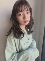 ミクマル(micmal)&nbsp;韓国春レイヤーロング◎暖色カラー愛され小顔ヘアハイライト
