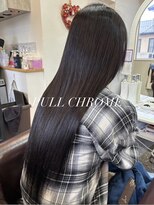 プルクローム(PULL CHROME) 韓国風黒髪ロング