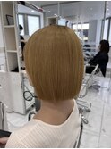 切りっぱなしボブ