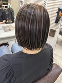 ハイライト風デザインカラー