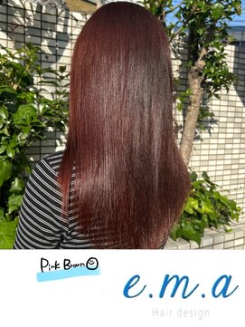 エマヘアデザイン(e.m.a Hair design) ピンクブラウン