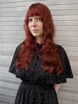 ロックス バイ マグ 松本(rocks BY MAG)&nbsp;ブリーチなしダブルカラーアプリコットオレンジレッドピンク韓国