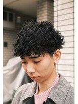SHU HAIR ＆ BARBER【10月19日 NEW OPEN（予定）】&nbsp;波巻きスパイラルパーマ