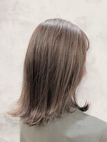 モッズヘア 足利(mod'hair)&nbsp;髪質改善カラーブリーチなし冬カラー透明感アッシュオリーブ