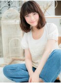 *mod's越谷*上品カジュアルヘルシーレイヤー斜めバングミディct2