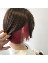 テクライズ 豊橋店(TECHRISE)&nbsp;ボブ×インナーピンク