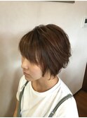 クセ毛を利用して簡単にセット