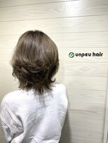 アンプヘアー 二条店(unpeu hair) 【イルミナカラー】ベージュカラー/グレージュ/ウルフカット