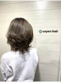 【イルミナカラー】ベージュカラー/グレージュ/ウルフカット