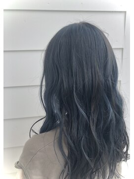 アプシー 三木店(Apsee) ロング×ブルージュ/ブルーカラー/韓国風巻き