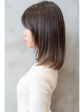 オースティン 流山おおたかの森(AUSTIN) 大人かわいい前髪セシルカットココアブラウンフリンジウェーブ