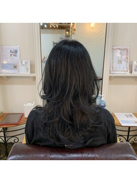 テラスグレース 横浜(TERRACE GRACE) ロング×レイヤー×ブルーブラック