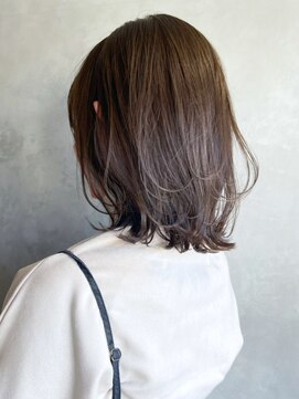 アルバム 池袋(ALBUM) くびれミディ_外ハネボブセクションカラー_ba374343