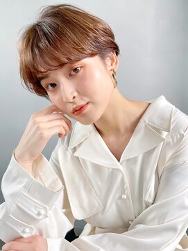 アイティーバイアルバム 松戸店(IT by ALBUM) マッシュショート_外ハネボブセクションカラー_39017