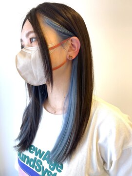 オンリー ヘア(ONLY HAIR) インナーカラー(ペールブルー(paleblue)