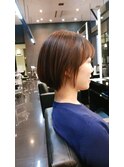 ショート/30代/ボブ/グラボブ