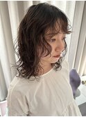 ウルフパーマレイヤーパーマミディアムパーマニュアンスパーマ