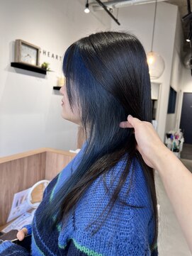 シアート(SHEART) ブルーインナーカラー