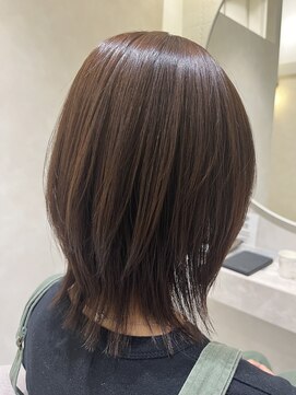 リレーション(Relation) 美髪矯正×ミディアムウルフ