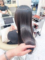 ロンドシェリ 仙台(Lond Cheri)&nbsp;髪質改善 縮毛矯正 ブリーチなし イメチェン こなれミディ