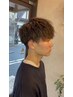 【メンズ人気No.2】カット＋クイックヘッドスパ＋眉カット[千葉駅]￥5500